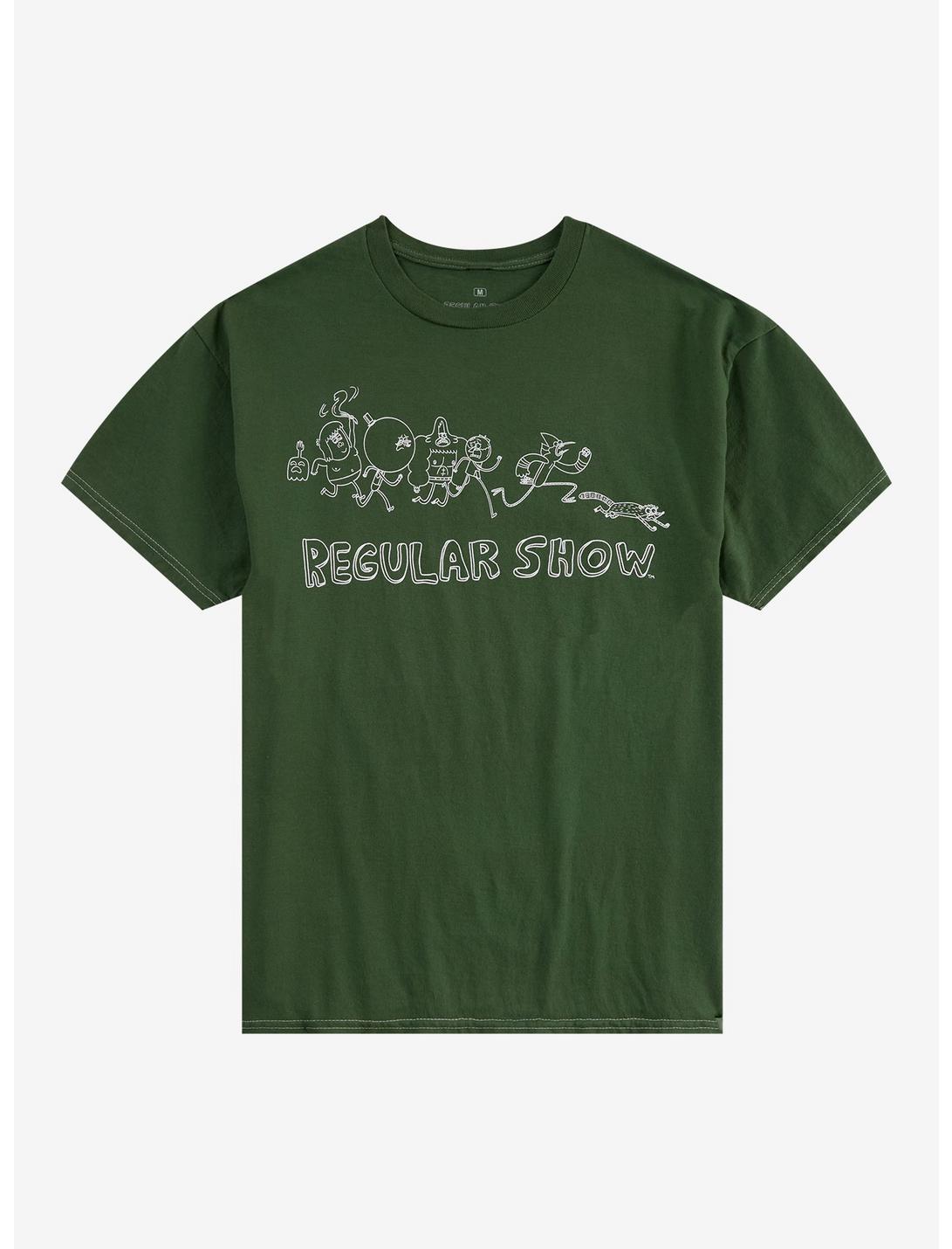 Regular Show Group Outline T-Shirt