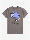 Fed Up Possum T-Shirt By Fautbarb