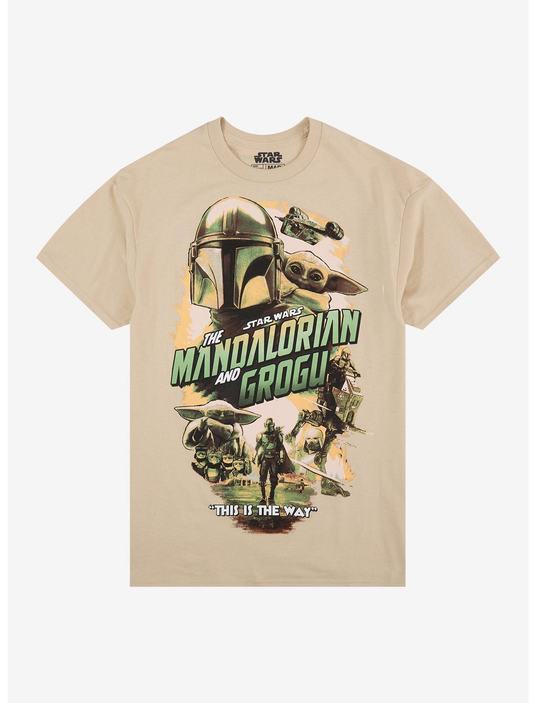 Star Wars The Mandalorian And Grogu Poster T-Shirt
