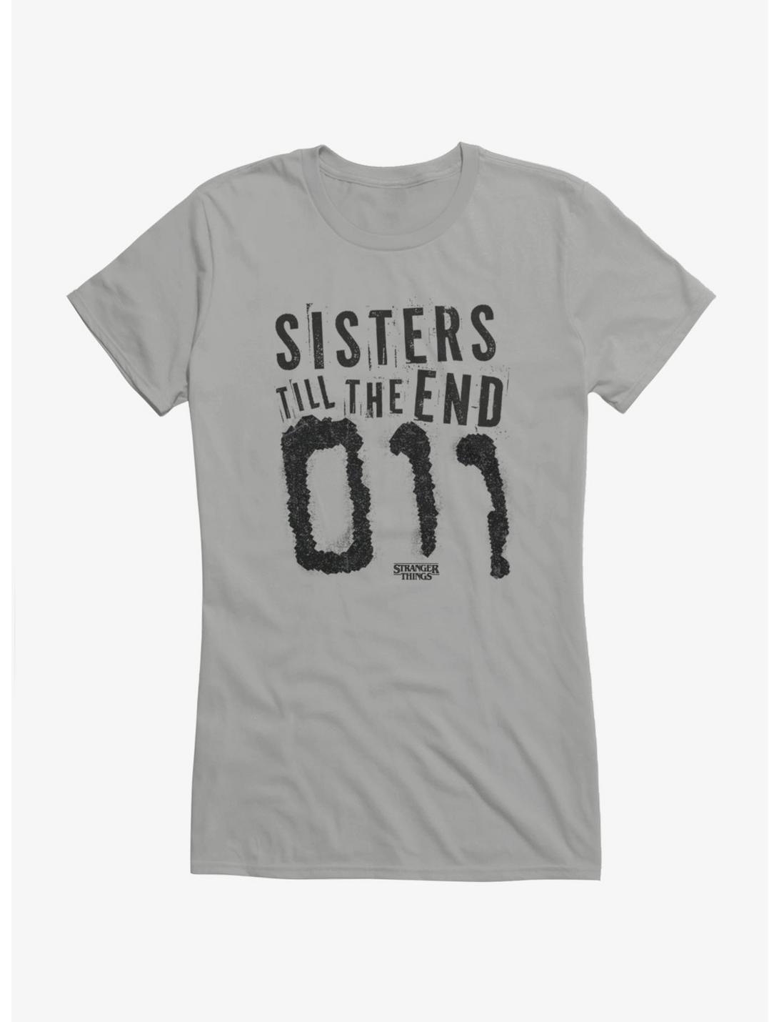 Stranger Things Sisters To The End 011 Girls T-Shirt