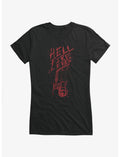 Stranger Things Hellfire Lives Snake Blood Girls T-Shirt