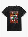 Hunter X Hunter Group Attack Mineral Wash T-Shirt