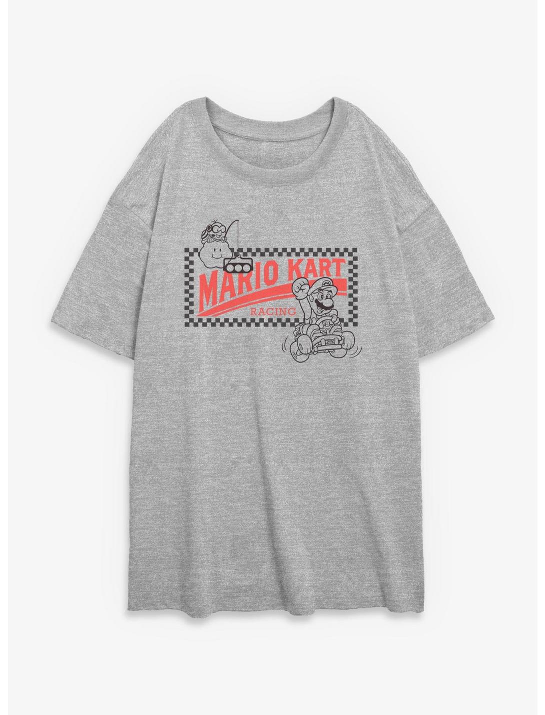 Nintendo Mario Kart Racing Girls Oversized T-Shirt