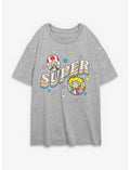Nintendo Super Princess & Toad Girls Oversized T-Shirt