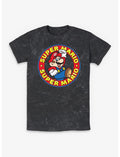 Nintendo Super Mario Circle Mineral Wash T-Shirt