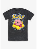 Nintendo Kirby Surfing Mineral Wash T-Shirt