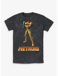 Nintendo Metroid Pose Mineral Wash T-Shirt