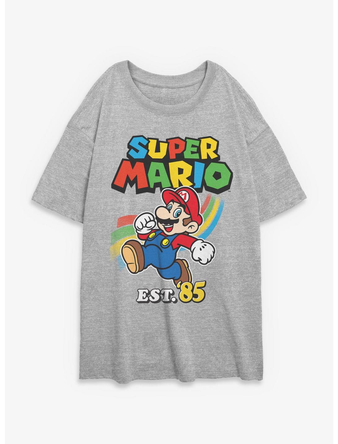 Nintendo Super Mario Good New Vibes Girls Oversized T-Shirt