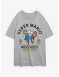 Nintendo Super Mario & Luigi High Five Girls Oversized T-Shirt