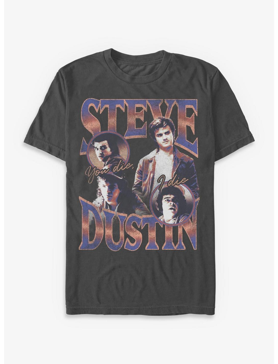 Stranger Things Steve & Dustin You Die I Die T-Shirt
