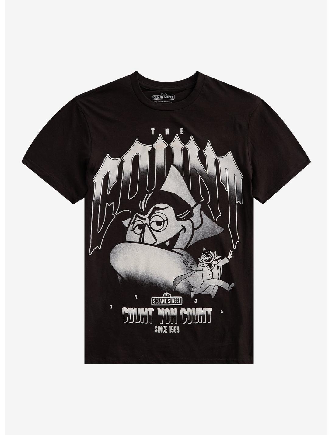 Sesame Street Count Von Count Metal T-Shirt