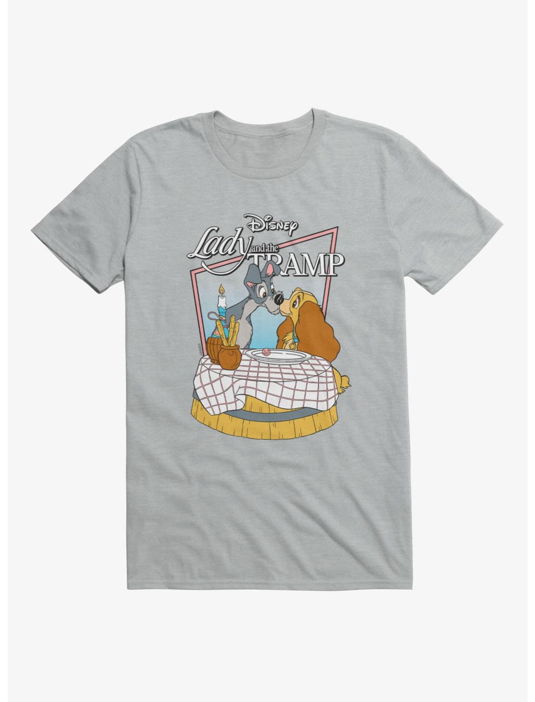 Disney Lady And The Tramp Dinner Kiss T-Shirt