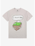 I Touch Grass T-Shirt By Hootles Art