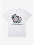 Wacha Lookin' At Hippo T-Shirt By Hootles Art