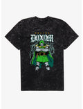 Marvel Comics Doctor Doom Lightning Stance Mineral Wash T-Shirt