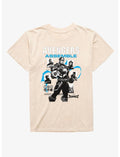 Marvel Rivals Captain America Avengers Assemble Mineral Wash T-Shirt