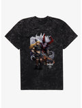 Marvel Rivals Magik Darkchild Looming Mineral Wash T-Shirt
