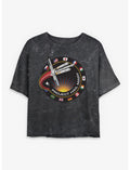 Project Hail Mary Project Patch Girls Mineral Wash Crop T-Shirt