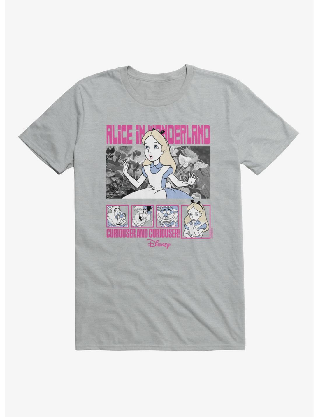 Disney Alice in Wonderland Tea Time Curiouser Squares T-Shirt