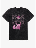 Disney Alice In Wonderland Notice Cat Is Not All Here Cheshire Mineral Wash T-Shirt