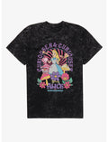 Disney Alice In Wonderland Curiouser Garden Of Mushrooms Mineral Wash T-Shirt