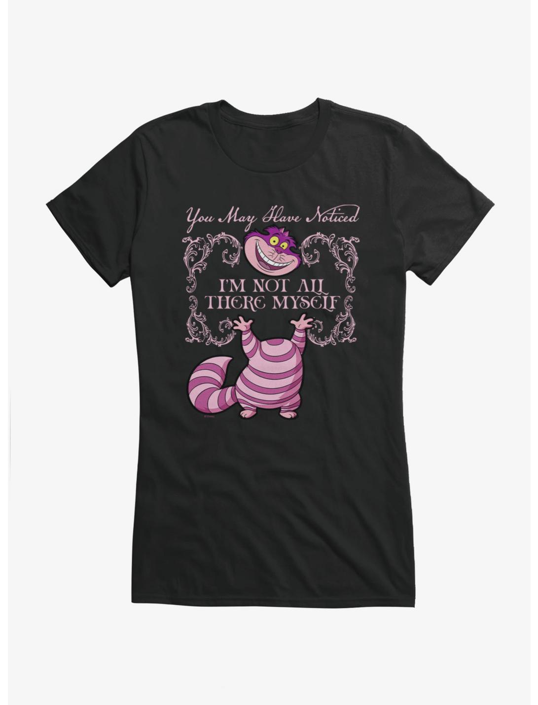 Disney Alice In Wonderland Notice Cat Is Not All Here Cheshire Girls T-Shirt