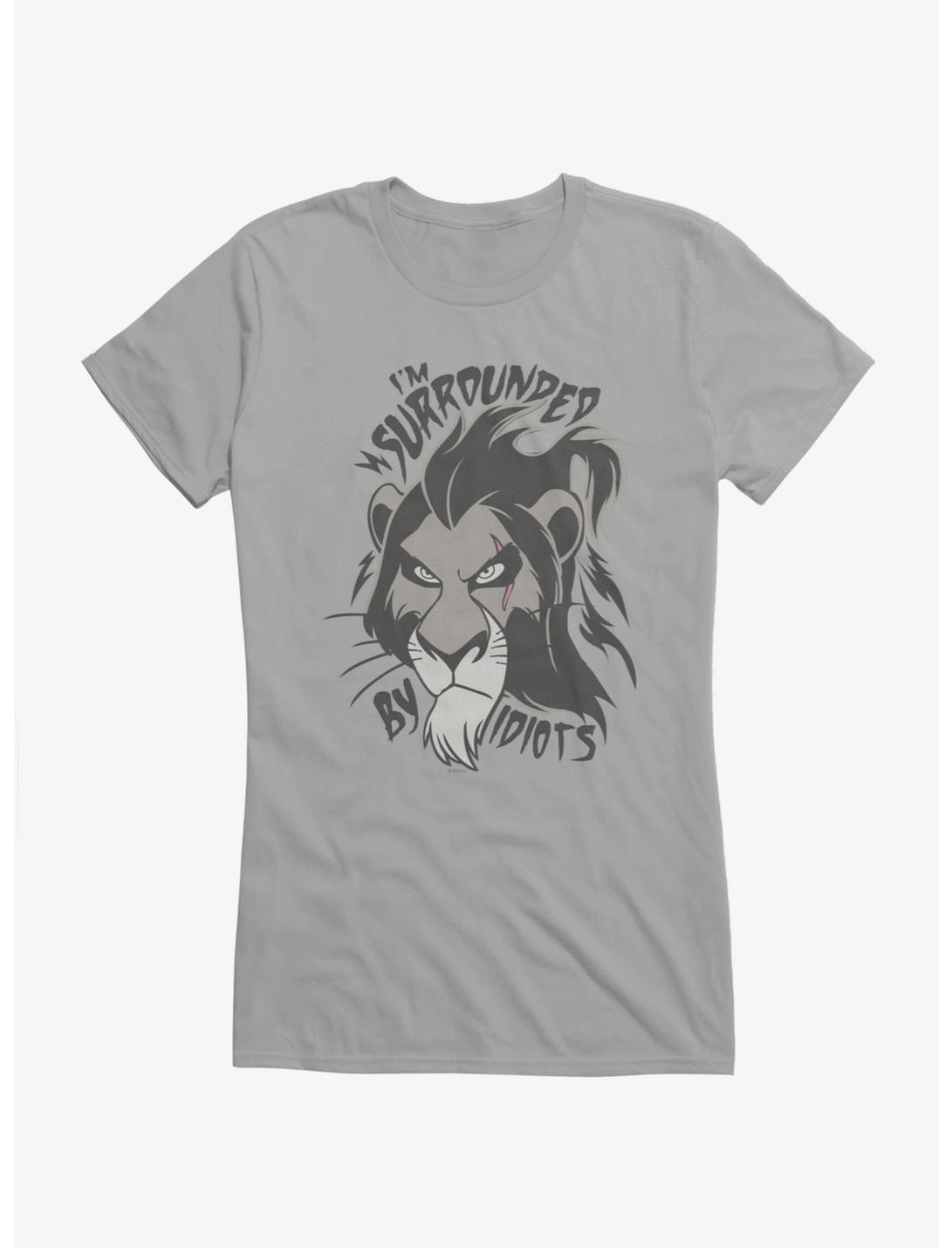 Disney The Lion King Surrounded By Idiots Scar Face Girls T-Shirt