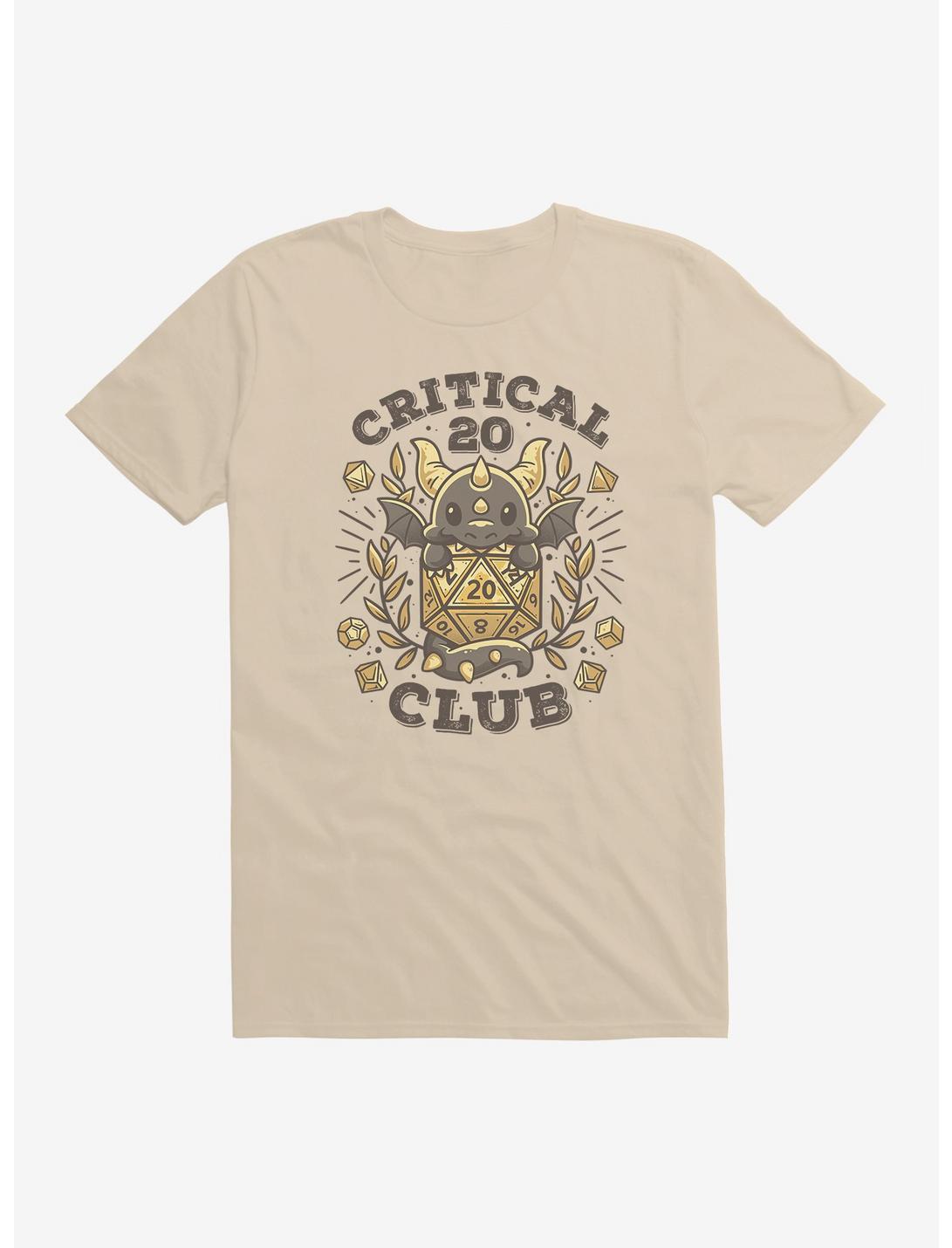 Cute Dragon Critical 20 Club T-Shirt