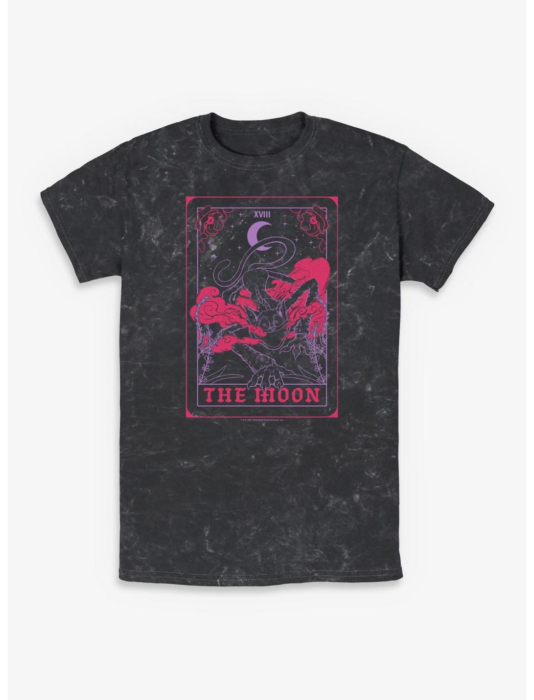 Poppy Playtime Catnap The Moon Tarot Mineral Wash T-Shirt