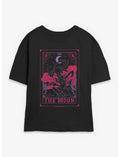Poppy Playtime Catnap The Moon Tarot Girls Skimmer T-Shirt