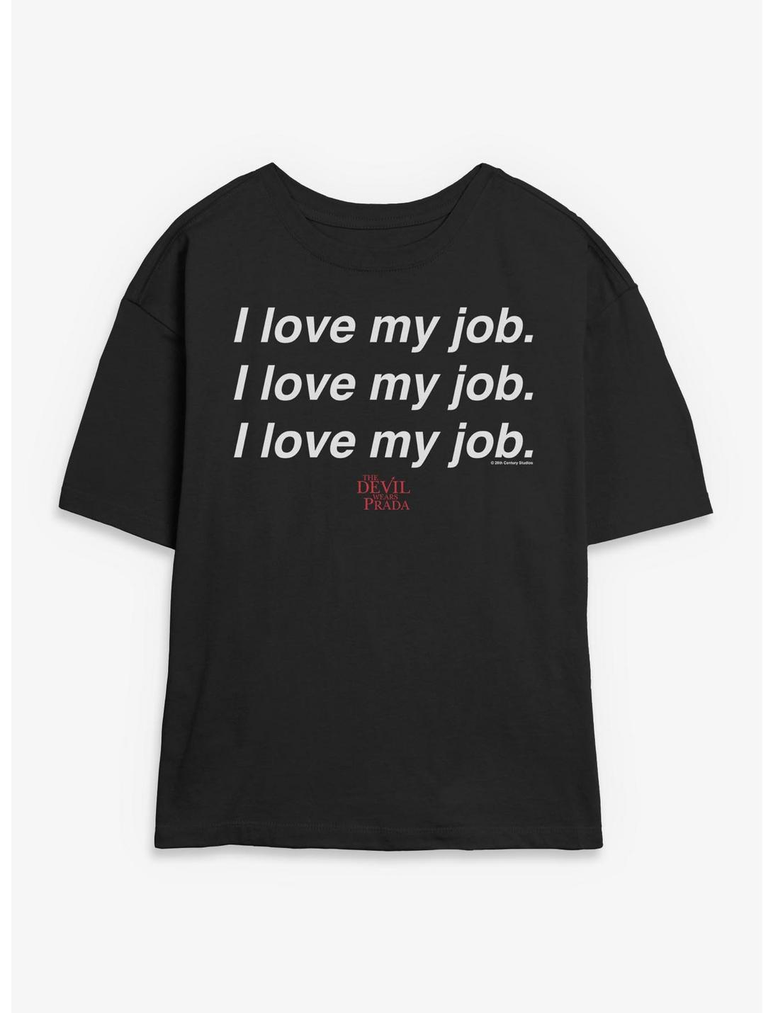 The Devil Wears Prada I Love My Job Girls Skimmer T-Shirt
