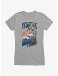 MLB Francisco Lindor Mr. Smile Angled Lines Girls T-Shirt