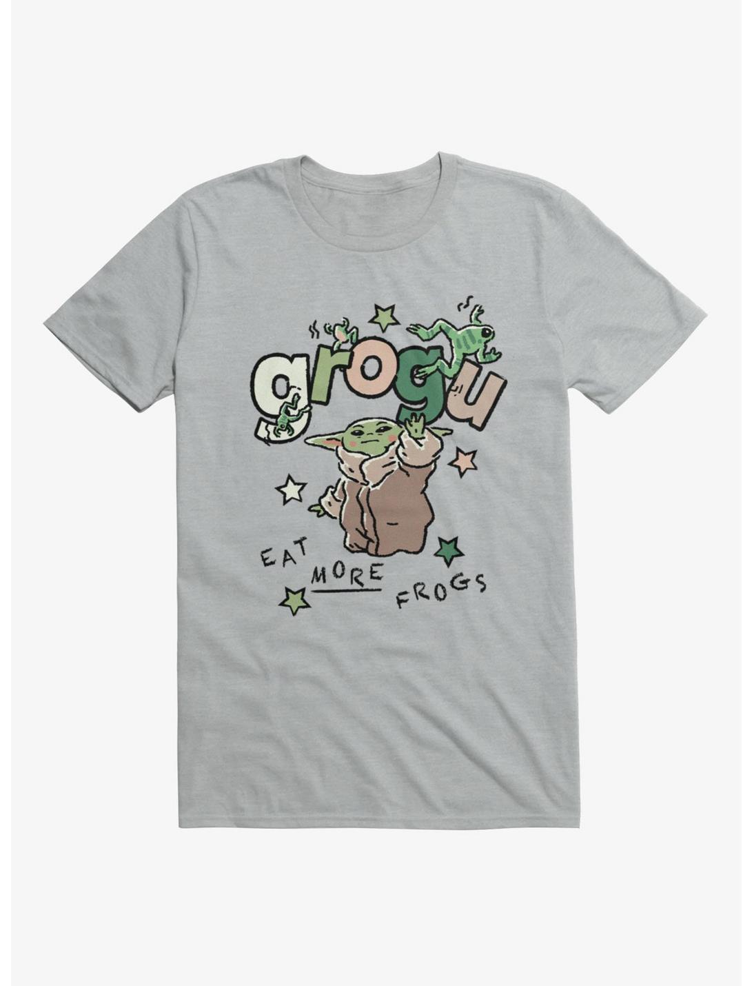 Star Wars The Mandalorian And Grogu Eat More Frog Sketch T-Shirt