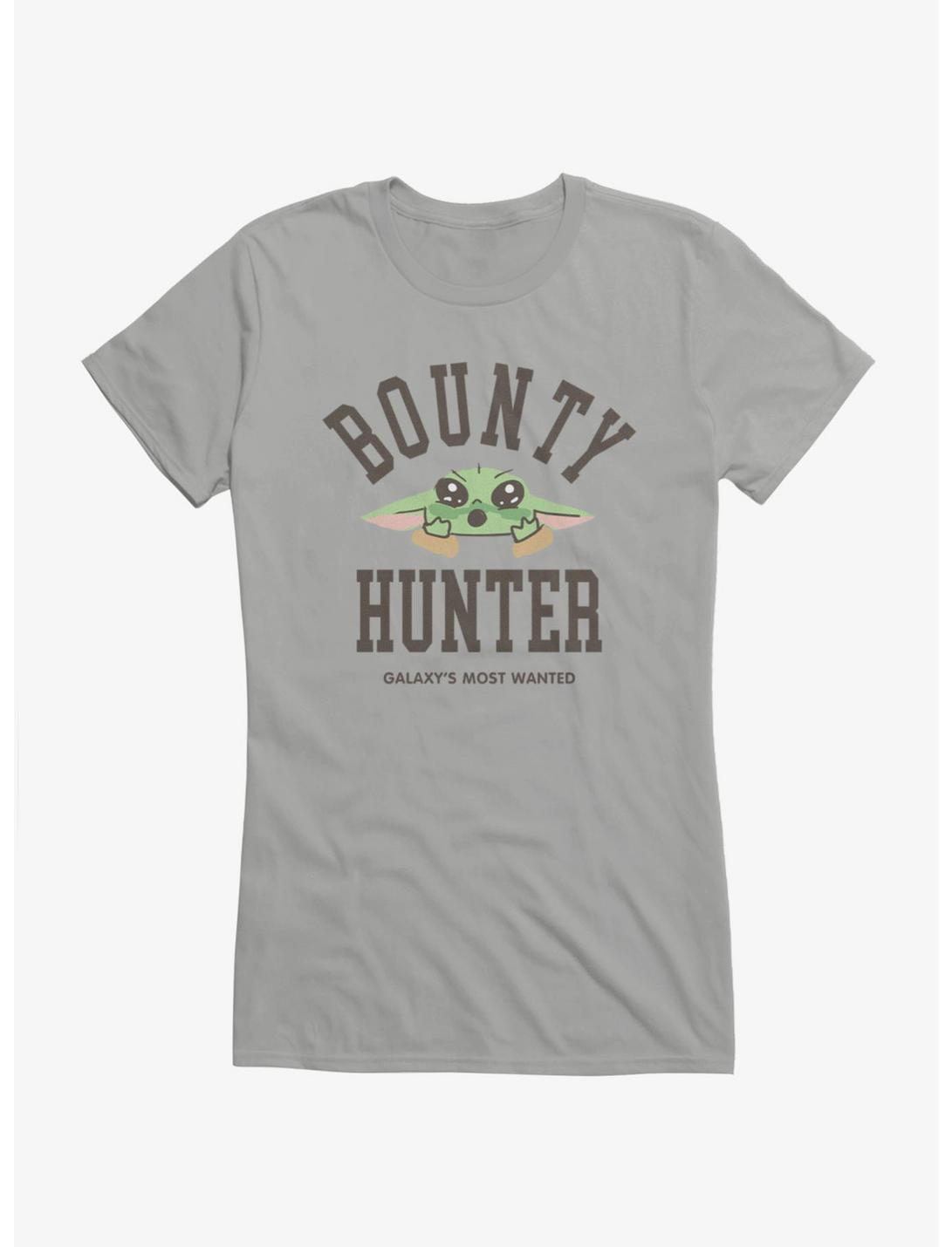 Star Wars The Mandalorian And Grogu Bounty Hunter Most Wanted Girls T-Shirt
