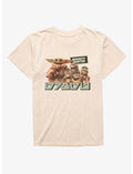 Star Wars The Mandalorian And Grogu Grogu Grogu & Anzellans The Bounty Hunter Mineral Wash T-Shirt