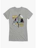 Star Wars May The 4th Be With You Lightsaber 4 Silhouettes Girls T-Shirt