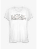 Disney Mickey Mouse Mama Patterns Collegiate Girls T-Shirt