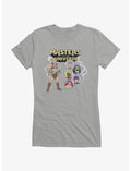 Masters Of The Universe He-Man With Character Bubbles Girls T-Shirt