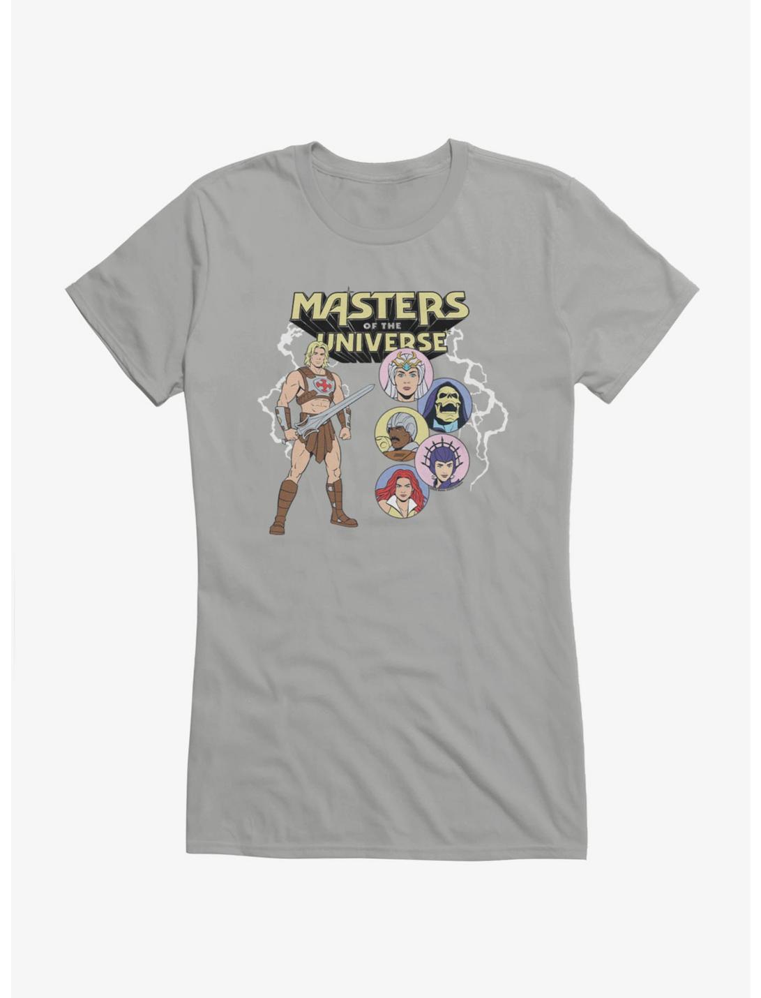 Masters Of The Universe He-Man With Character Bubbles Girls T-Shirt
