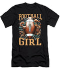 4 American Football Footballer Player Football Girl Crazy Squirrel T-Shirt