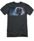 4 Chicago Bears Football Helmet Kevin Walker and Pixel Reverie T-Shirt