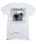 4 Dallas Cowboys Football Helmet Kevin Walker and Pixel Reverie T-Shirt