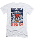 4 Drop Like a Butterfly Block Like a Beast Ice Hockey Toms Store T-Shirt