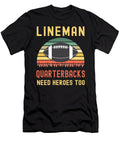 4 Lineman Because Quarterbacks Need Heroes Abhishek Mandal T-Shirt