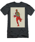4 Watercolor Rugby Player Art Watercolor Print Gift Man Boy Nursery Dorm Room Ball Poster Wall Art Wal Leith Huber T-Shirt