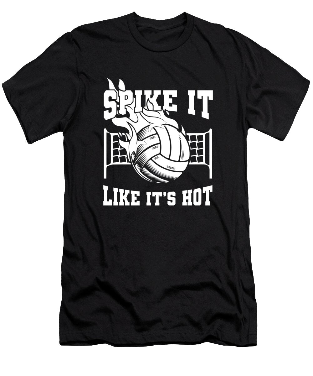 5 Beach Volleyball Vball Volleyball Crazy Squirrel T-Shirt