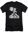 5 Funny Softball Batter Pitcher Catcher Softball Crazy Squirrel T-Shirt