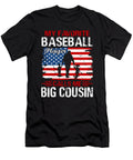 5 My Favorite Baseball Catcher Calls Me Big Cousin Baseball USA Flag Dhbubble T-Shirt