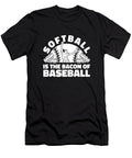 5 Softball Catcher Pitcher Batter Softball Crazy Squirrel T-Shirt