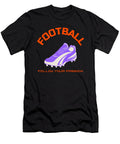 6 American Football Planet Vintage Rugby Ball Martin Perzul T-Shirt